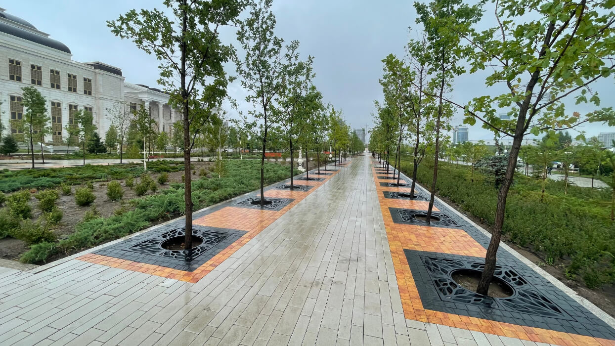 Приствольная решетка для дерева ZKING CRUST 1.2х1.2м Черная в Мариуполе фото