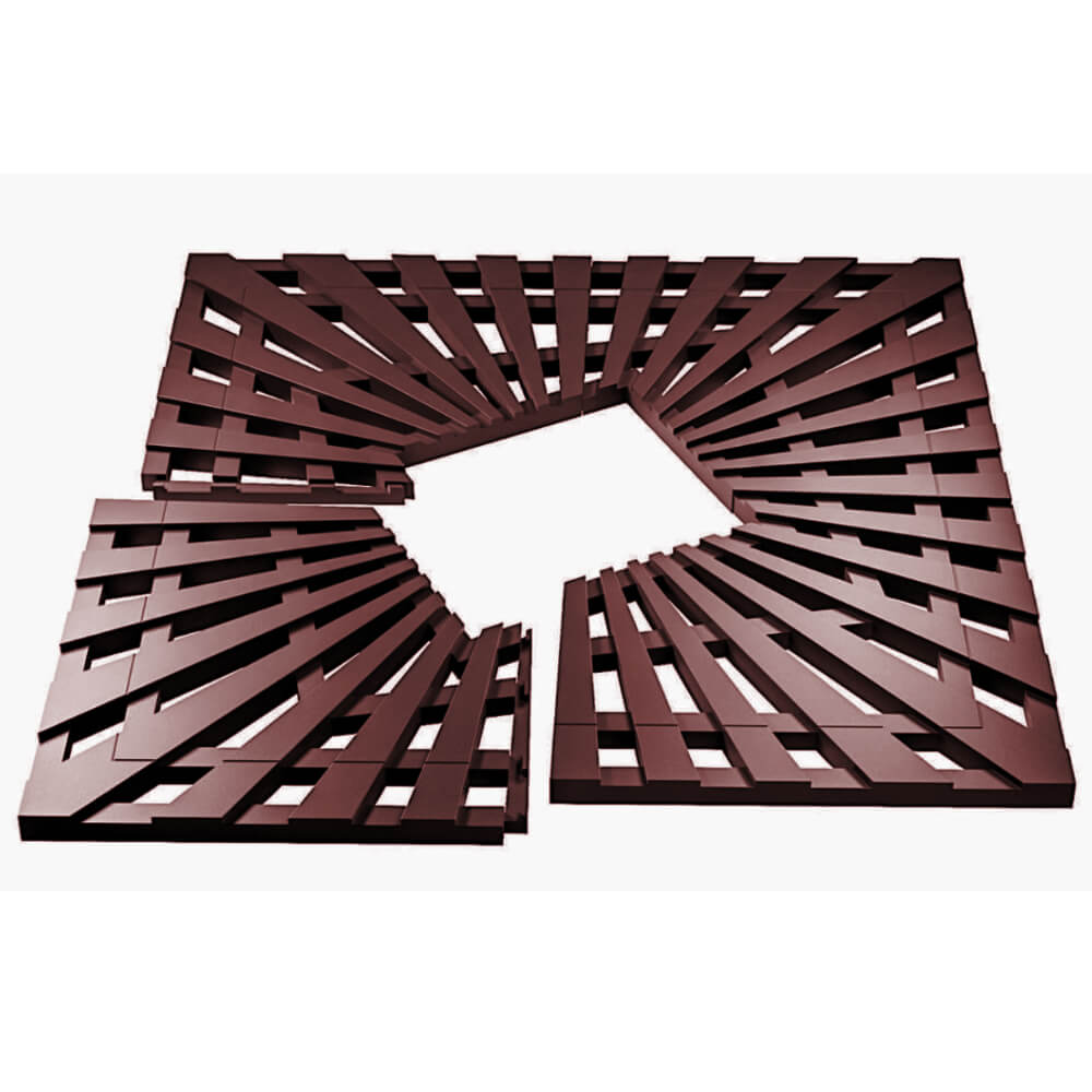 Приствольная решетка для дерева ZKING ATMOSPHERE 1.2х1.2м Коричневая в Мариуполе фото