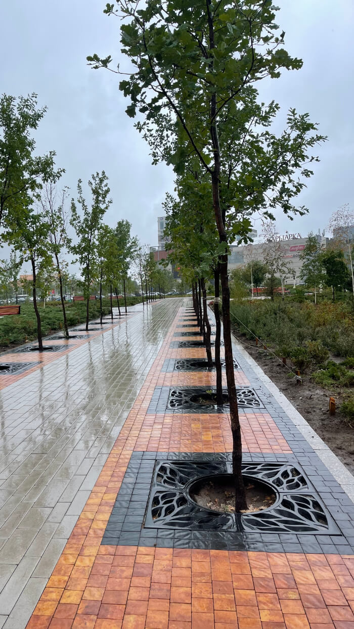 Приствольная решетка для дерева ZKING CRUST 1.2х1.2м Черная в Мариуполе фото