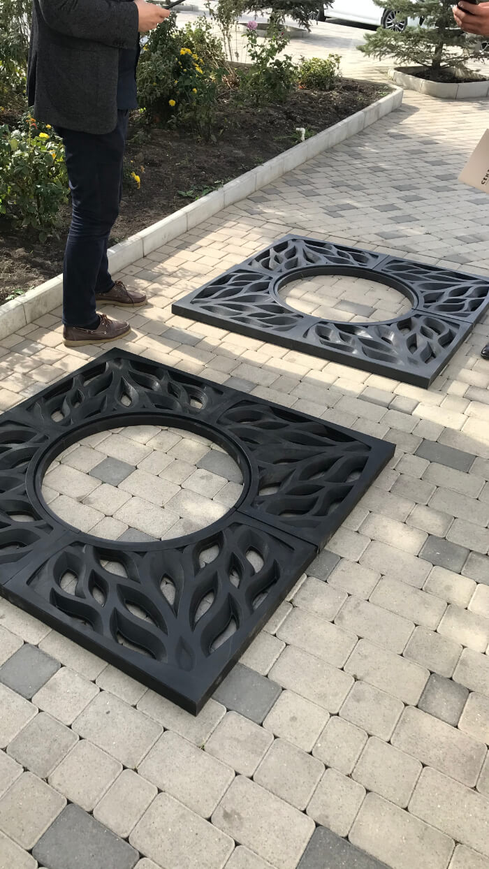 Приствольная решетка для дерева ZKING CRUST 1.2х1.2м Черная в Мариуполе фото