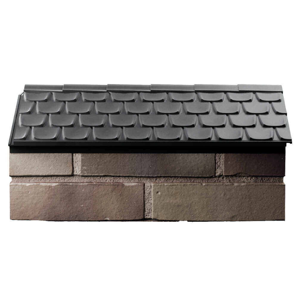 Парапет Zking Эльбрус Серый с посадкой на 1 кирпич (255мм) в Мариуполе фото