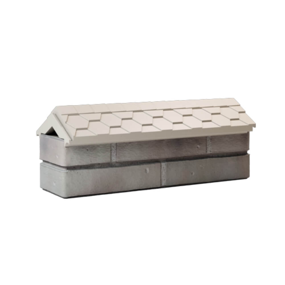 Парапет Zking Эверест Бежевый с посадкой на 0.5 кирпича (130мм) Мариуполь фото