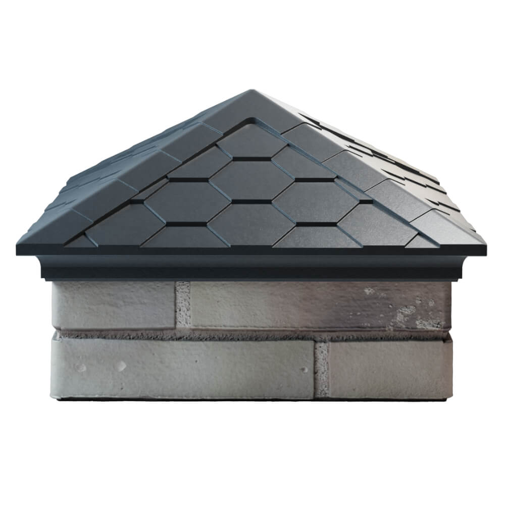 Колпак Zking Эверест Серый на столб 1.5х1.5 кирпича (390х390мм) Мариуполь фото