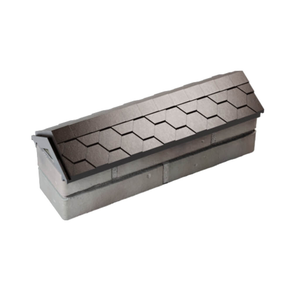 Парапет Zking Эверест Коричневый с посадкой на 0.5 кирпича (130мм) в Мариуполе фото