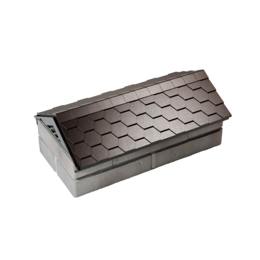 Парапет Zking Эверест Коричневый с посадкой на 1 кирпич (200/225/255мм) в Мариуполе фото