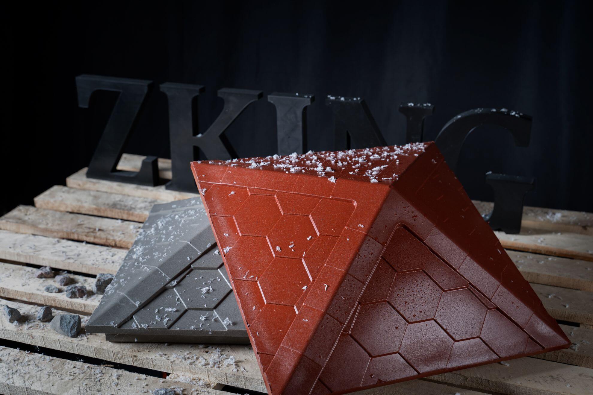 Колпак Zking Эверест Красный на столб 1.5х1.5 кирпича (390х390мм) в Мариуполе фото