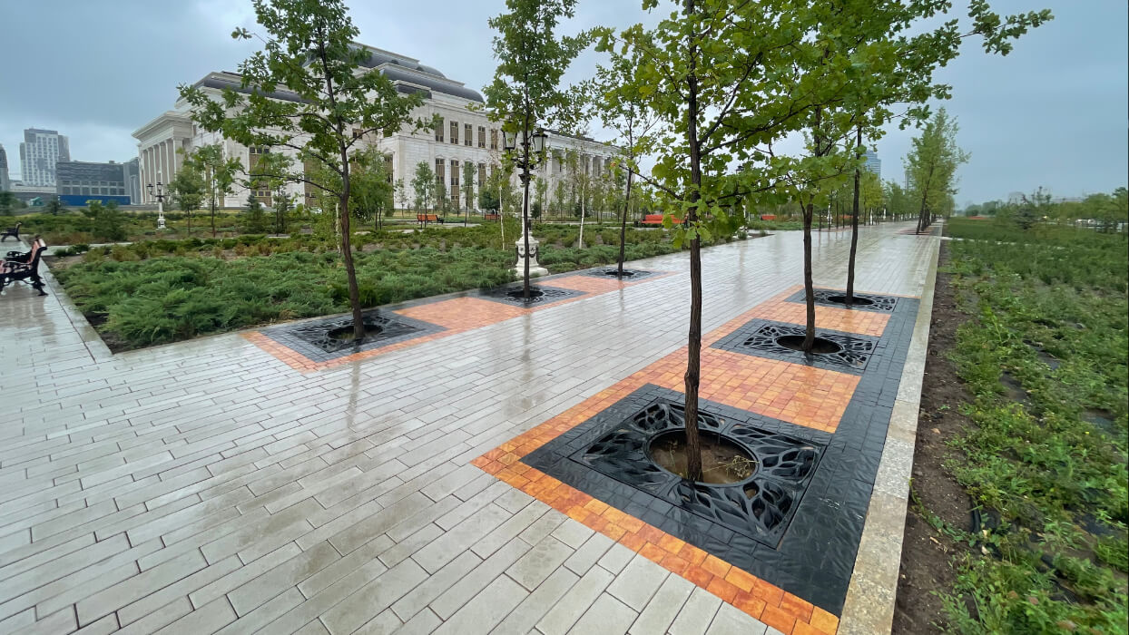 Приствольная решетка для дерева ZKING CRUST 1.2х1.2м Черная в Мариуполе фото