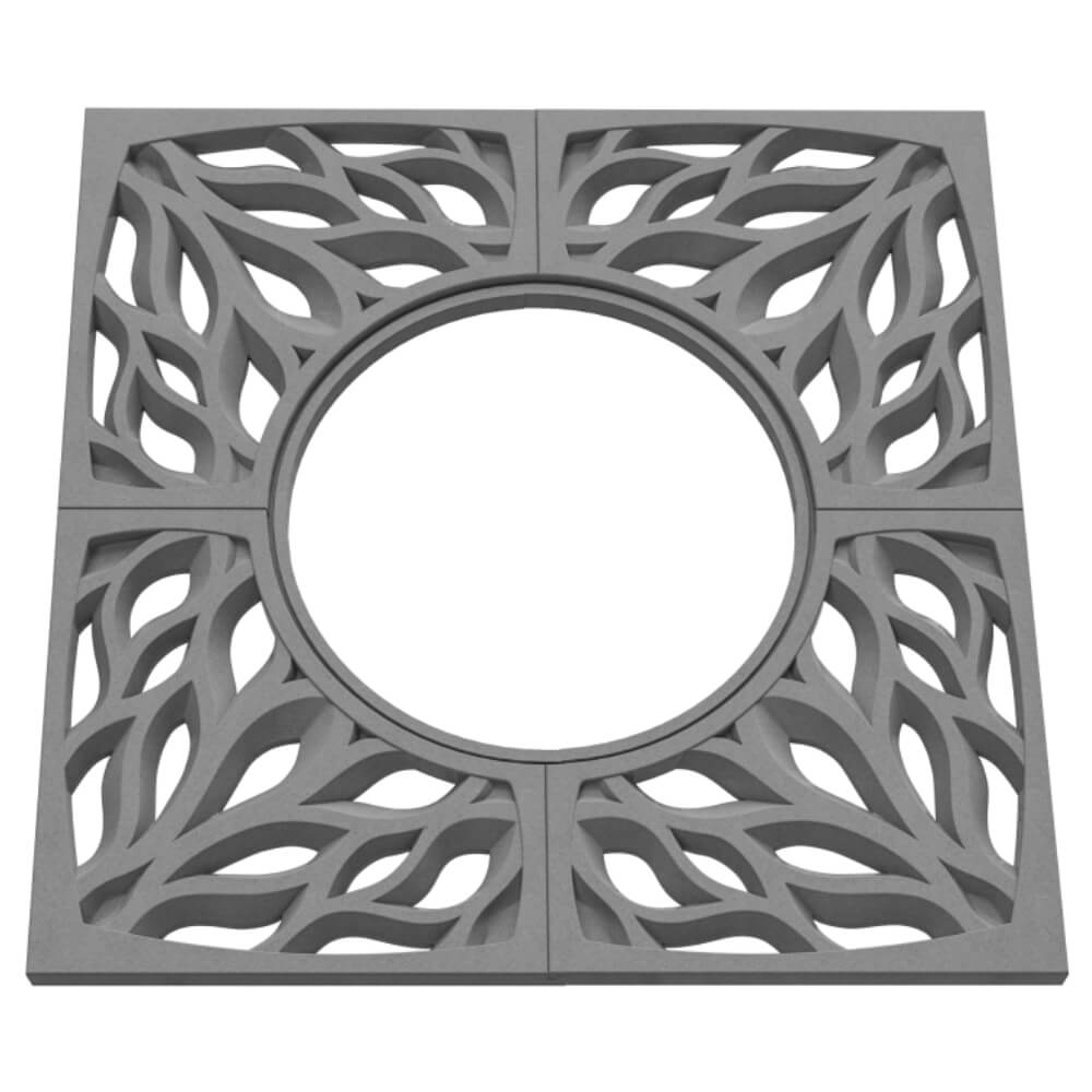 Приствольная решетка для дерева ZKING CRUST 1.2х1.2м Серая в Мариуполе фото