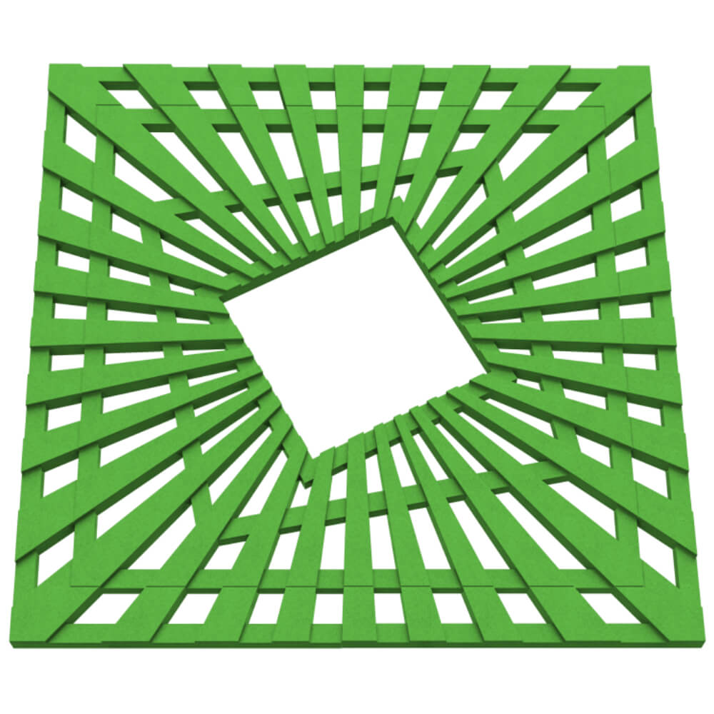 Приствольная решетка для дерева ZKING ATMOSPHERE 1.2х1.2м Зеленая в Мариуполе фото