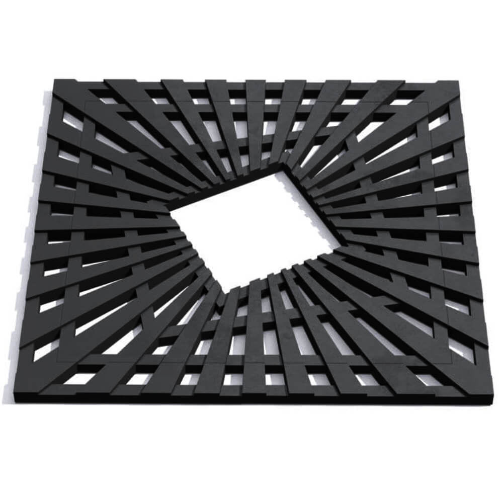 Приствольная решетка для дерева ZKING ATMOSPHERE 1.2х1.2м Черная Мариуполь фото