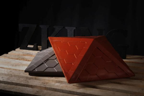 Колпак Zking Эверест Красный на столб 1.5х1.5 кирпича (390х390мм) в Мариуполе фото