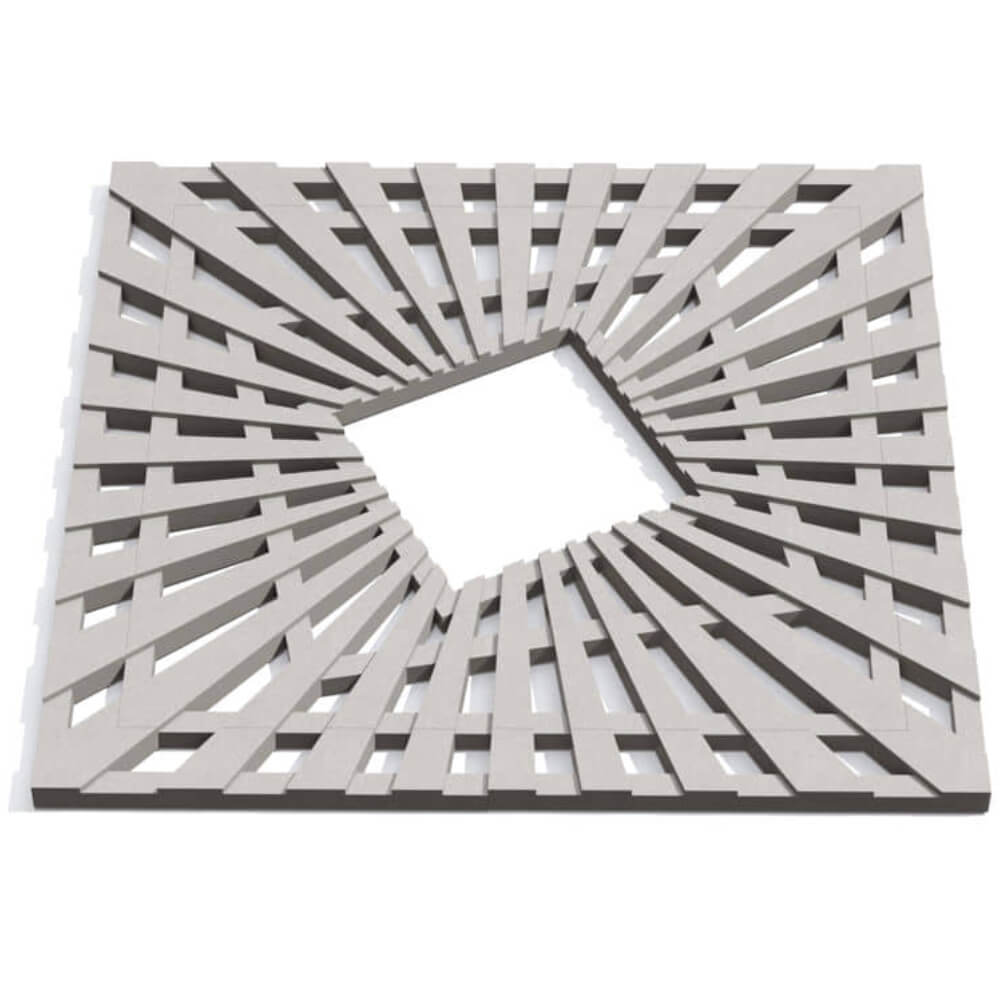 Приствольная решетка для дерева ZKING ATMOSPHERE 1.2х1.2м Бежевая Мариуполь фото