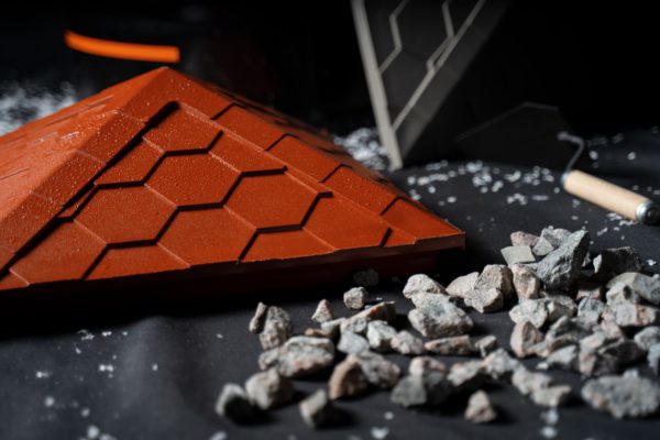 Колпак Zking Эверест Красный на столб 1.5х1.5 кирпича (390х390мм) в Мариуполе фото