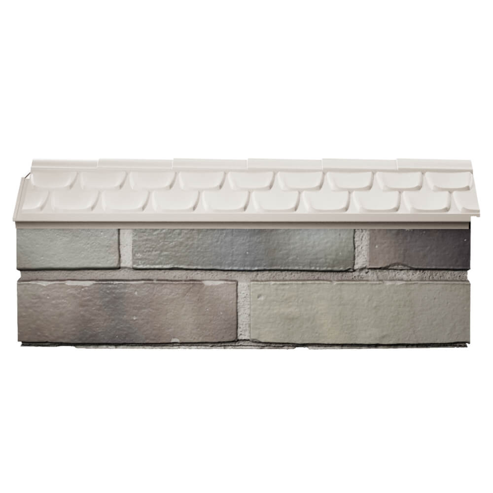 Парапет Zking Эльбрус Бежевый с посадкой на 0.5 кирпича (130мм) в Мариуполе фото