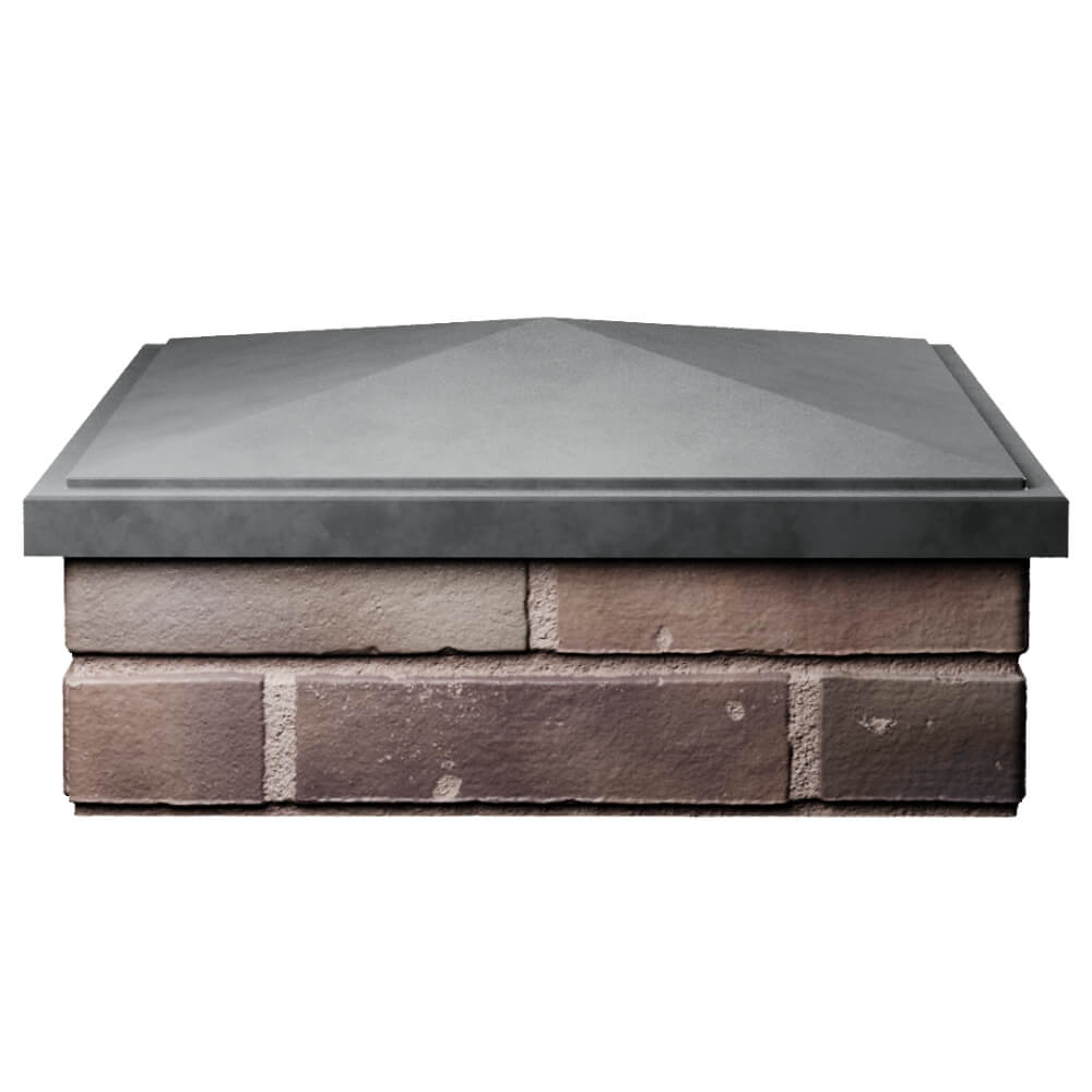 Колпак Zking БонаМоно Серый на столб 2х2 кирпича (515х515, 530х530мм) Мариуполь фото