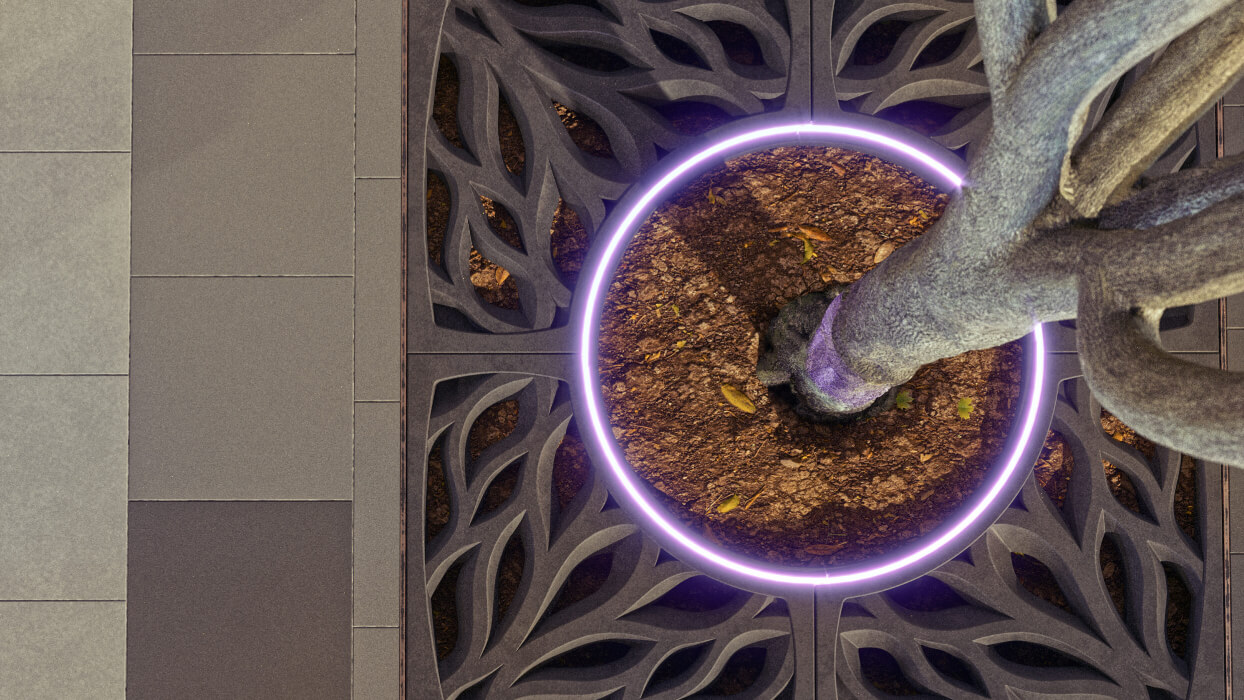 Приствольная решетка для дерева ZKING CRUST 1.2х1.2м Черная в Мариуполе фото