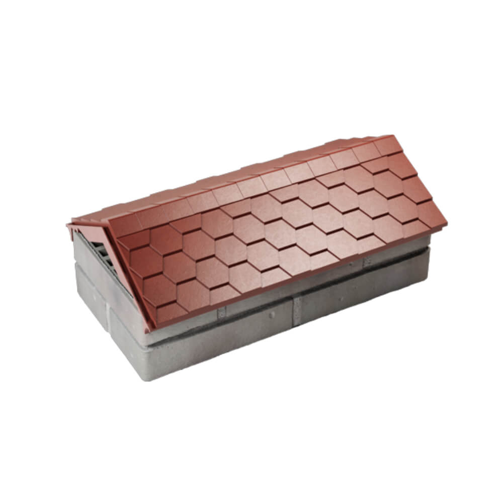 Парапет Zking Эверест Красный с посадкой на 1 кирпич (200/225/255мм) в Мариуполе фото