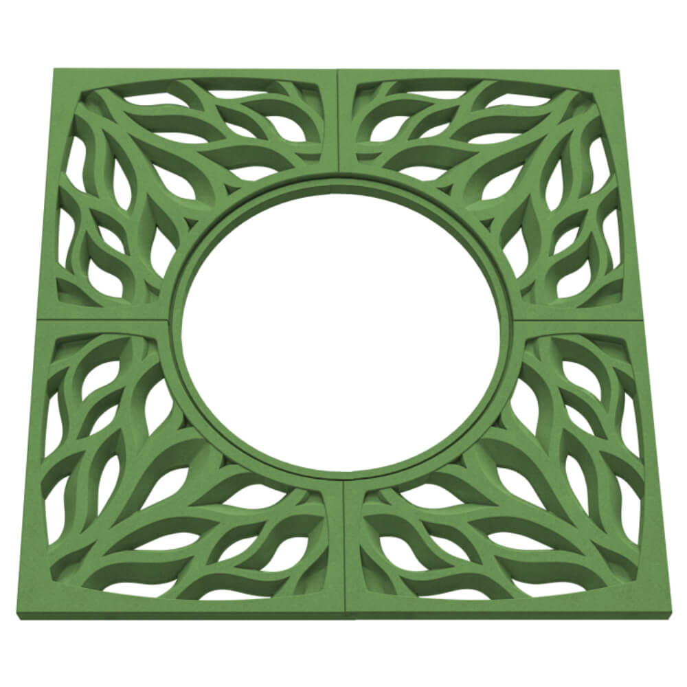 Приствольная решетка для дерева ZKING CRUST 1.2х1.2м Зеленая в Мариуполе фото