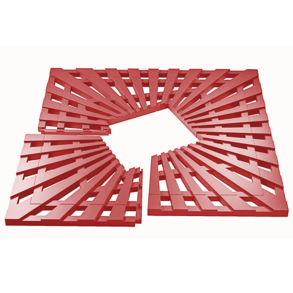 Приствольная решетка для дерева ZKING ATMOSPHERE 1.2х1.2м Красная в Мариуполе фото