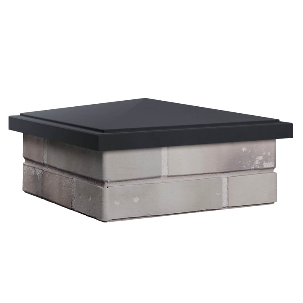 Колпак Zking БонаМоно Серый на столб 1.5х1.5 кирпича (385х385, 400х400мм) в Мариуполе фото