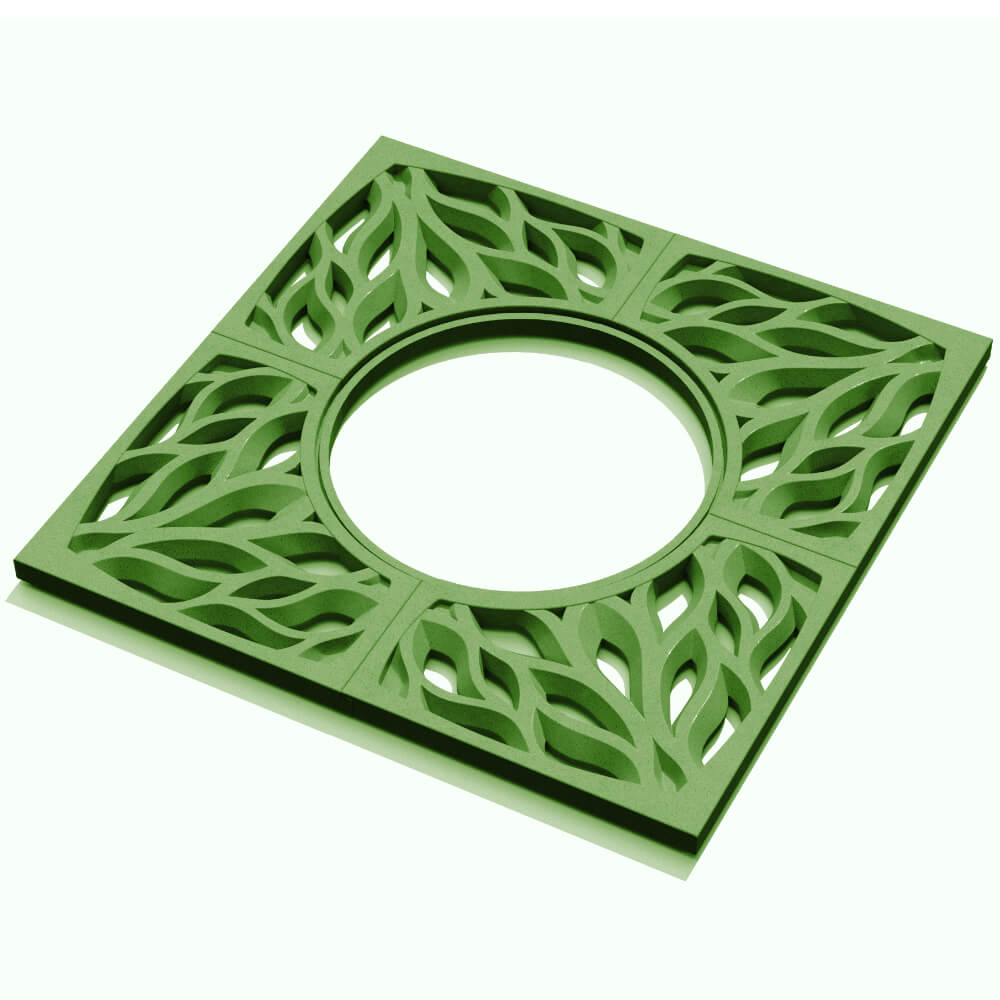 Приствольная решетка для дерева ZKING CRUST 1.2х1.2м Зеленая в Мариуполе фото