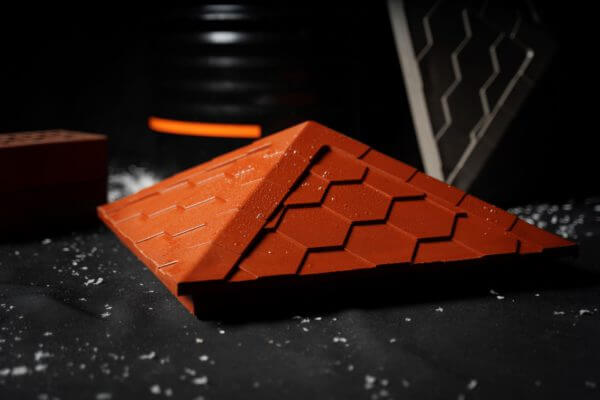 Колпак Zking Эверест Красный на столб 1.5х1.5 кирпича (390х390мм) в Мариуполе фото