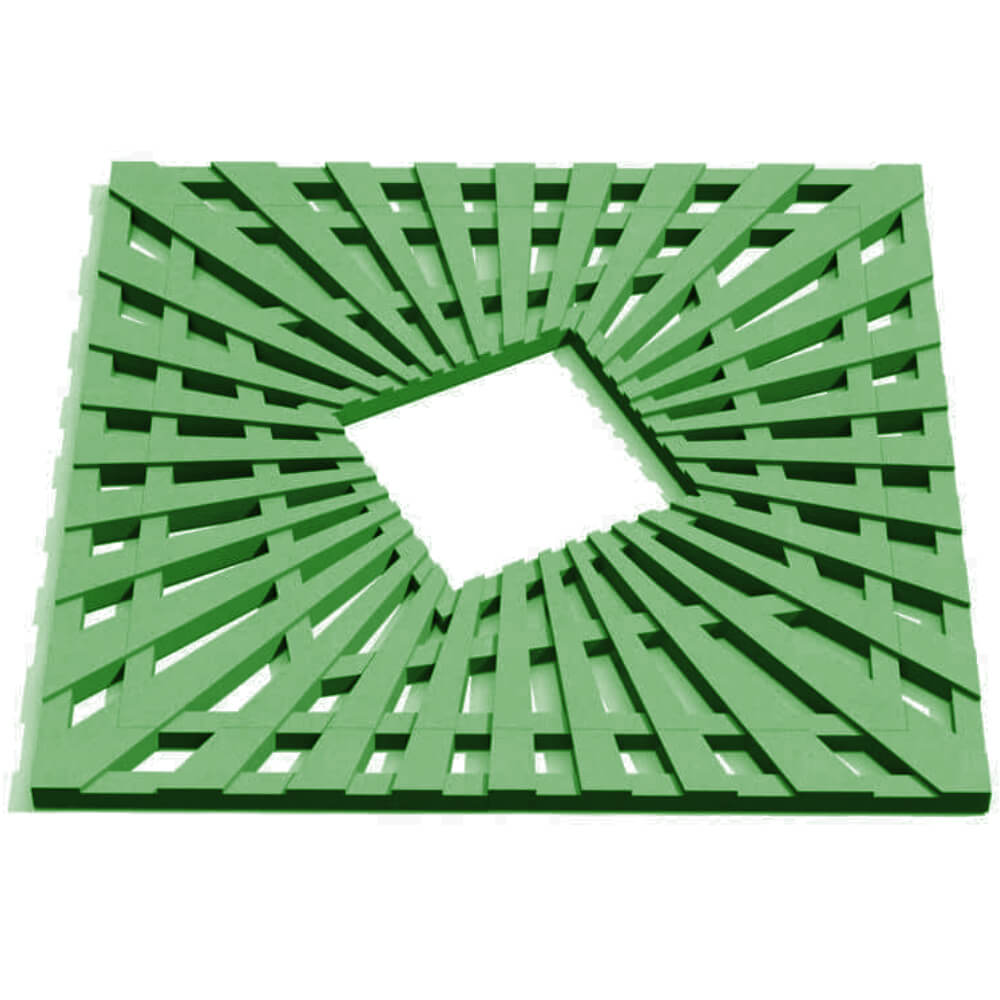 Приствольная решетка для дерева ZKING ATMOSPHERE 1.2х1.2м Зеленая Мариуполь фото