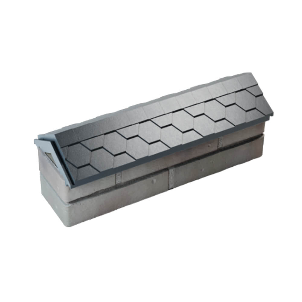 Парапет Zking Эверест Серый с посадкой на 0.5 кирпича (130мм) в Мариуполе фото